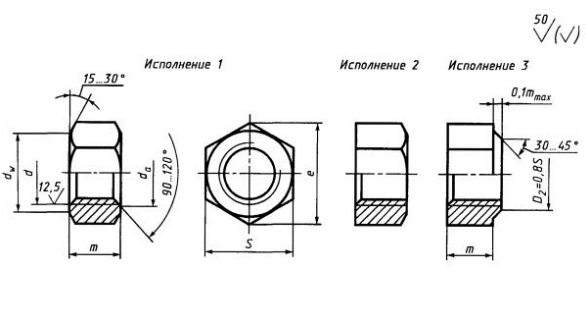 Гайка шруса ланос размер