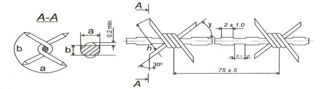 Колючая проволока чертеж